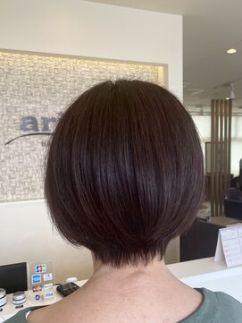 ヘアメイク アリエス 富谷店(HAIR MAKE aries) 【aries富谷店】大人の丸みショートボブ