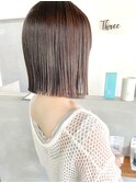 【Three/大分/萩原】ボブ/ミニボブ/切りっぱなしボブ/韓国