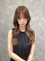 アフロート 武蔵小杉(AFLOAT) 韓国風外ハネ/艶カラー/くびれロング/タンバルモリ/30代/40代