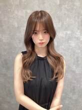 アフロート 武蔵小杉(AFLOAT) 韓国風外ハネ/艶カラー/くびれロング/タンバルモリ/30代/40代