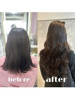 ガルボヘアー 心斎橋店(garbohair)&nbsp;アメ村×重め×韓国風×エクステ×ロング