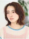 ★ぱっつんボブ/顔まわり/菱形ボブ/ココアベージュ[新宿]