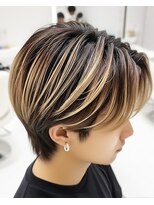 バース 梅田中崎町店(BIRTH)&nbsp;ハイライトバレイヤージュミルクティーカラー