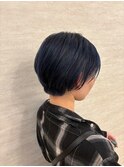 ルーブラック×艶感ショート◎暗髪でも透明感