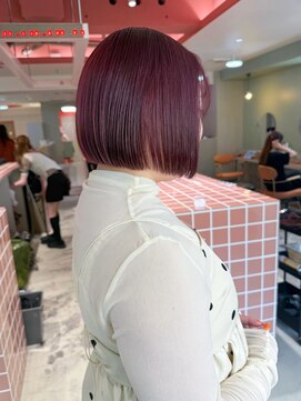 ウクク(UCUCU) ボブ × ピンクパープルカラー!〇