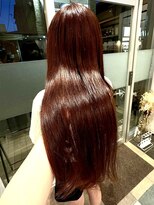 はな(hana)&nbsp;ピンクカラー　ピンクブラウン　ロング　美髪ストレート