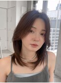 アイロン不要★流れるレイヤーcut