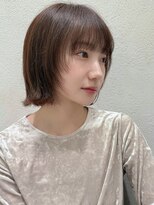 ステアケース 武蔵小杉店(stair:case)&nbsp;レイヤーボブ大人かわいいレイヤー外はねボブショコラブラウン