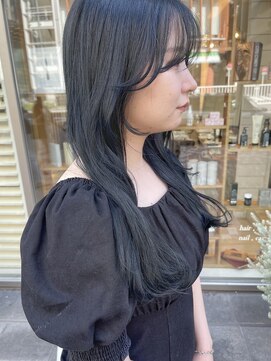 ヒルネ(hirune) 韓国ブルーブラック