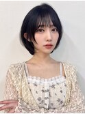 レイヤーカット ボブ 博多ショート 福岡ショート 顔まわり