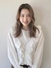 【岩切指名限定☆】透明感カラー+最高級FLOWDIA Tr +顔周りカット