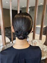サリー 仙台店(SALLY) ボブのシニヨンアレンジ