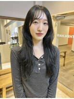 オーセンヘア(AUTHEN.HAIR)&nbsp;（mutsumi.）ハッシュカット＊エゴマの葉前髪