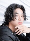 サーフカールニュアンスパーマカルマバングフェザーアップ渋谷