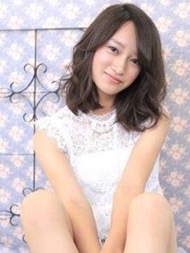 ラ ブレス あべのキューズ(LaBless) シースルーバング大人かわいいログディランダムカール