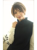 顔周りで決まる☆大人可愛いショートスタイル