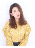 大人愛されセミロング