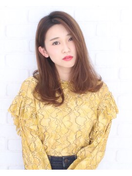 ヘアージェニック(hair genic) 大人愛されセミロング