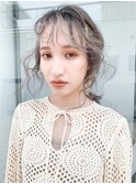 おくれ毛美髪前髪カットミディアム_ba332441