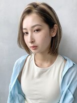 アイティー バイ アルバム 浦和店(IT by ALBUM)&nbsp;ナチュラルストレートボブ_Aラインボブマロンベージュ_28147