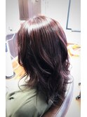 オシャレ白髪染めラベンダーピンクカラー