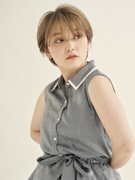 エンタク 新宿三丁目店(enntaku) マロンベージュ/Aラインボブ/かきあげ/インナーカラー[新宿駅]