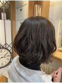 ゆるふわ外はねボブ