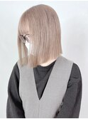 ミルクティグレージュボブ_チェリーブラウンフェミニン_ba363543