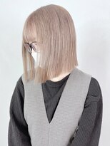 アルバム 渋谷パルコ(ALBUM) ミルクティグレージュボブ_チェリーブラウンフェミニン_ba363543