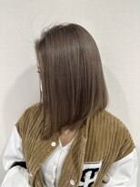 イト(ito.)&nbsp;グレージュロブ_ボブウルフ_ココアベージュ