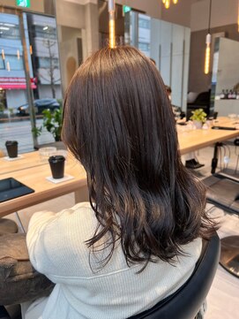 ガリカ 横浜(Gallica) 【後藤嵩広】ナチュラルフェミニンミディ/透明感ピンクブラウン