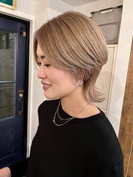 リブ(Lib) 【Lib】大人女性のショートウルフ×ハイトーン