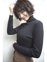 グランアージュ 錦糸町(grandage)&nbsp;大人ショート/暗髪ショート/くせ毛風パーマ/大人小顔ボブc