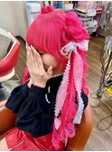 鮮やかなカラーで『ツインハーフお団子♪』可愛い♪(*´▽｀*)♪