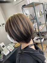 アジールヘア 所沢プロペ通り店(agir hair)&nbsp;アンブレラカラーブラック×ソフトブロンズ所沢狭山ひばりヶ丘