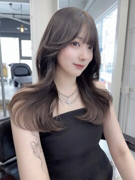 エル バイ ホーム(L by HOME) 透明感 ブラウンベージュ くびれヘアレイヤーカット