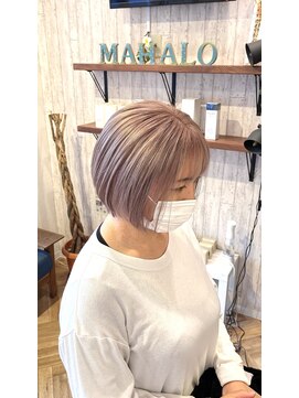 エンカウントバイマハロ 千葉(encount by mahalo) ミルクティーカラー