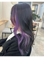 ロア 四条河原町店(LoRE)&nbsp;インナー/イヤリングカラー/ラベンダー/ブリーチ/20代/30代