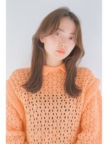 ガリカ 大名(Gallica)&nbsp;【オバマ】顔まわりレイヤーにココアベージュカラーで抜け感ヘア