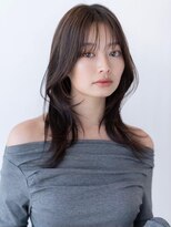 ケアリー 大日(Carelly)&nbsp;ミディアムレイヤー/大人可愛い/髪質改善/シースルーバング