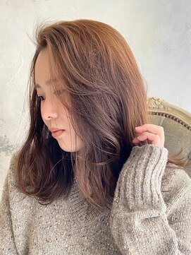 ニュイ(NUIT) ミルクティーベージュダブルカラーケアブリーチハイライトカラー