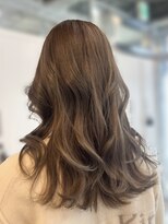 ブリーチ無し！明るめミントグレージュカラー◎ 佐藤
