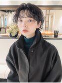 小顔/ネビージュ/ボブルフ/黒髪/ワンレン