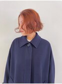 オレンジボブ、ウェーブボブ、カーリーヘア