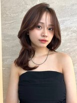 ロンドフルール 大宮東口(Lond fleur) ミニウルフレイヤーカット顔周り前髪韓国ミディアムロング/大宮