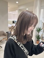 ☆透明感カラー　ミルクティーベージュ