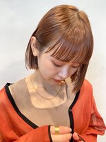 ガーデン タチカワ(garden tachikawa) ミニボブ×ブラウンベージュ