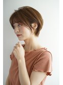 くびれショート/マロンベージュ
