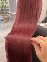 ブリーチ毛でも自然なストレートにできます◆