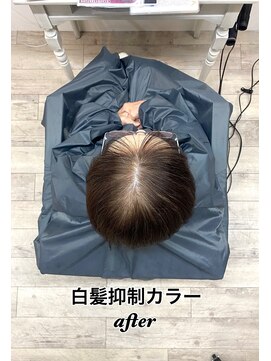 セシル(Cecil) 白髪抑制カラー【after】